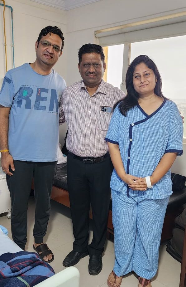 International patient with Dr. Vivek Salunke, Nalini Speciality Hospital