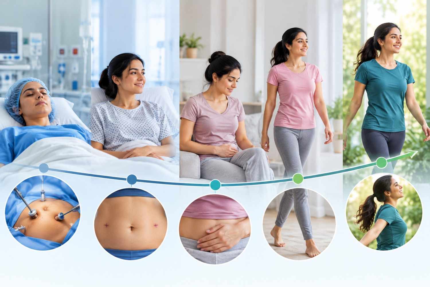 day by day recovery timeline after laparoscopy surgery